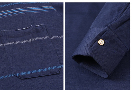 Autumn Dad Long Sleeve T Shirt Spring Dress Middle-aged Man