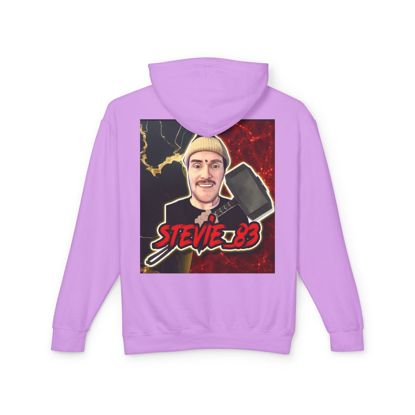 Graphic Hoodie — 'Brain Bloom' Logo Front & Skull Mandala Back