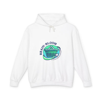 Graphic Hoodie — 'Brain Bloom' Logo Front & Skull Mandala Back