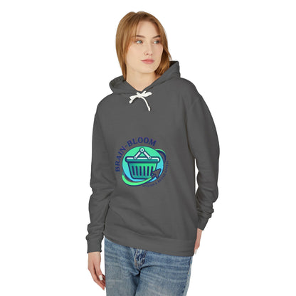 Graphic Hoodie — 'Brain Bloom' Logo Front & Skull Mandala Back
