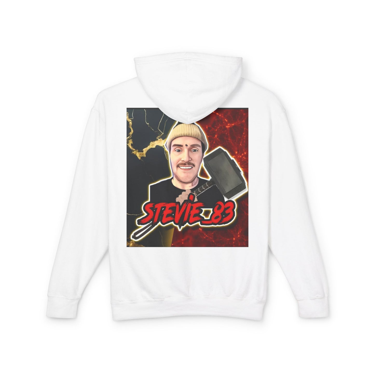 Graphic Hoodie — 'Brain Bloom' Logo Front & Skull Mandala Back