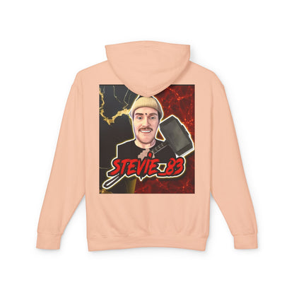 Graphic Hoodie — 'Brain Bloom' Logo Front & Skull Mandala Back