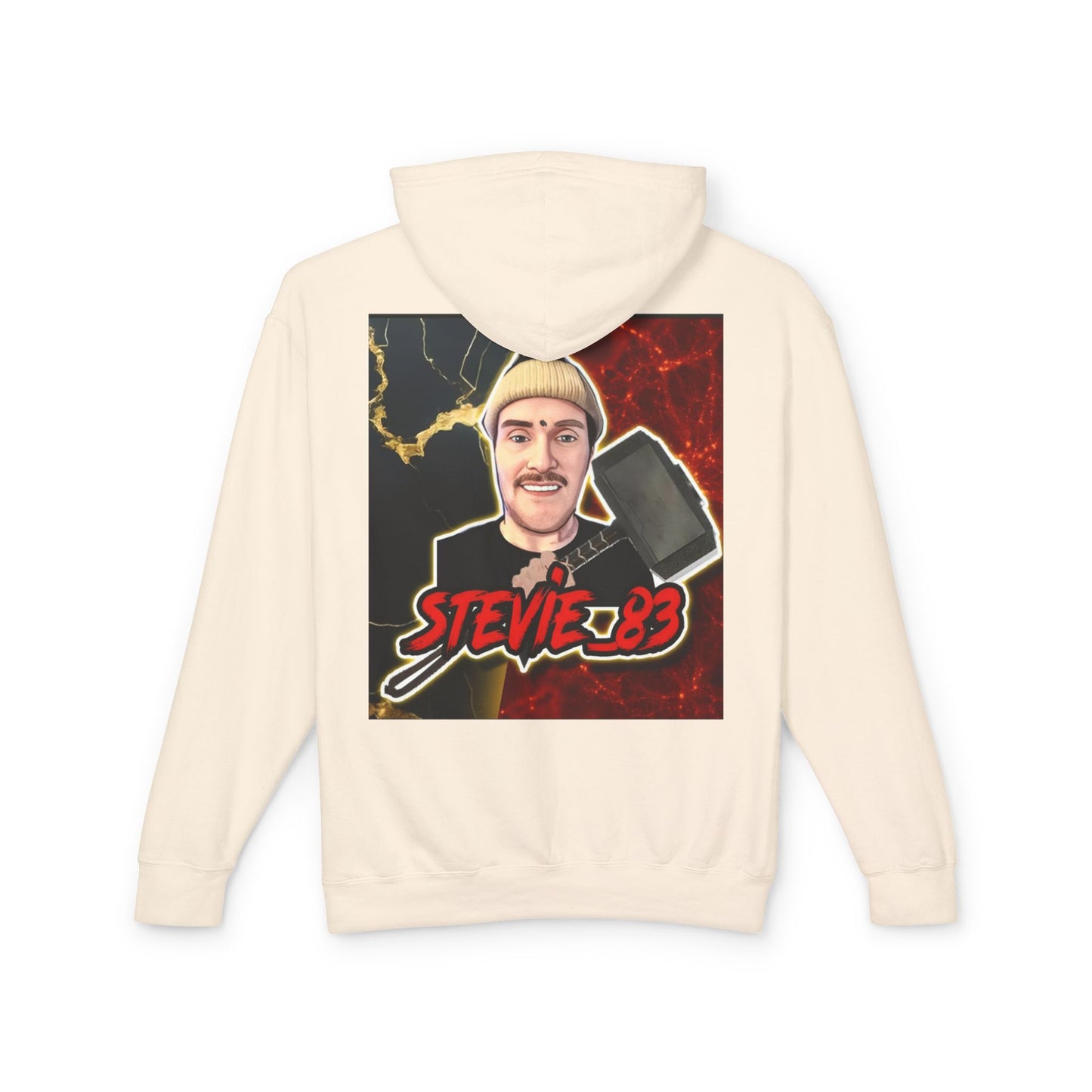 Graphic Hoodie — 'Brain Bloom' Logo Front & Skull Mandala Back