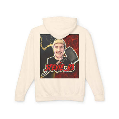 Graphic Hoodie — 'Brain Bloom' Logo Front & Skull Mandala Back