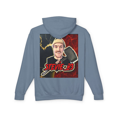 Graphic Hoodie — 'Brain Bloom' Logo Front & Skull Mandala Back