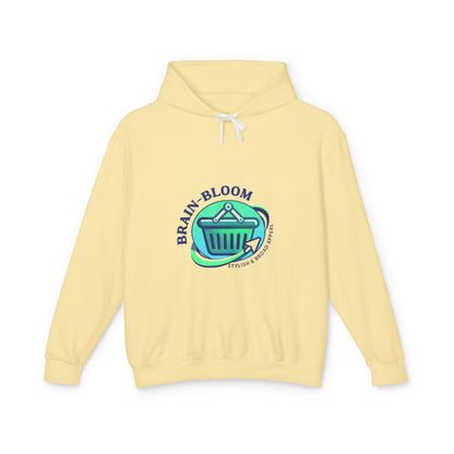 Graphic Hoodie — 'Brain Bloom' Logo Front & Skull Mandala Back