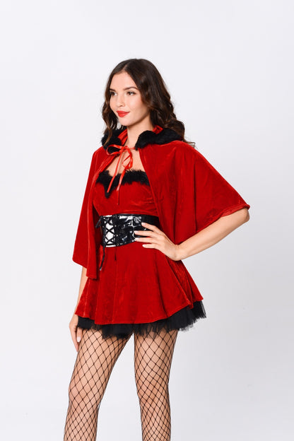 Christmas Women's Clothing Foreign Trade European And American Sexy Christmas Clothes Set Cosplay Costumes