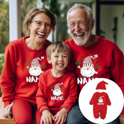 2024 Christmas New Fashion Parent-child Clothes Winter T-shirt