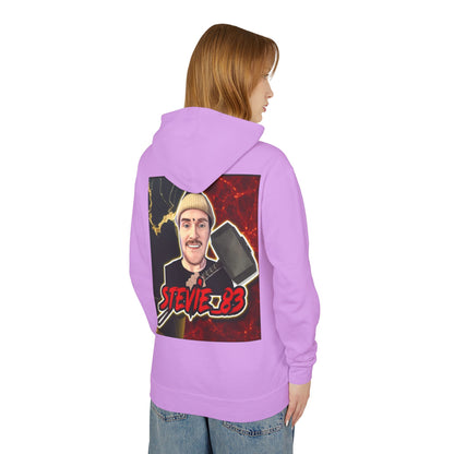 Graphic Hoodie — 'Brain Bloom' Logo Front & Skull Mandala Back