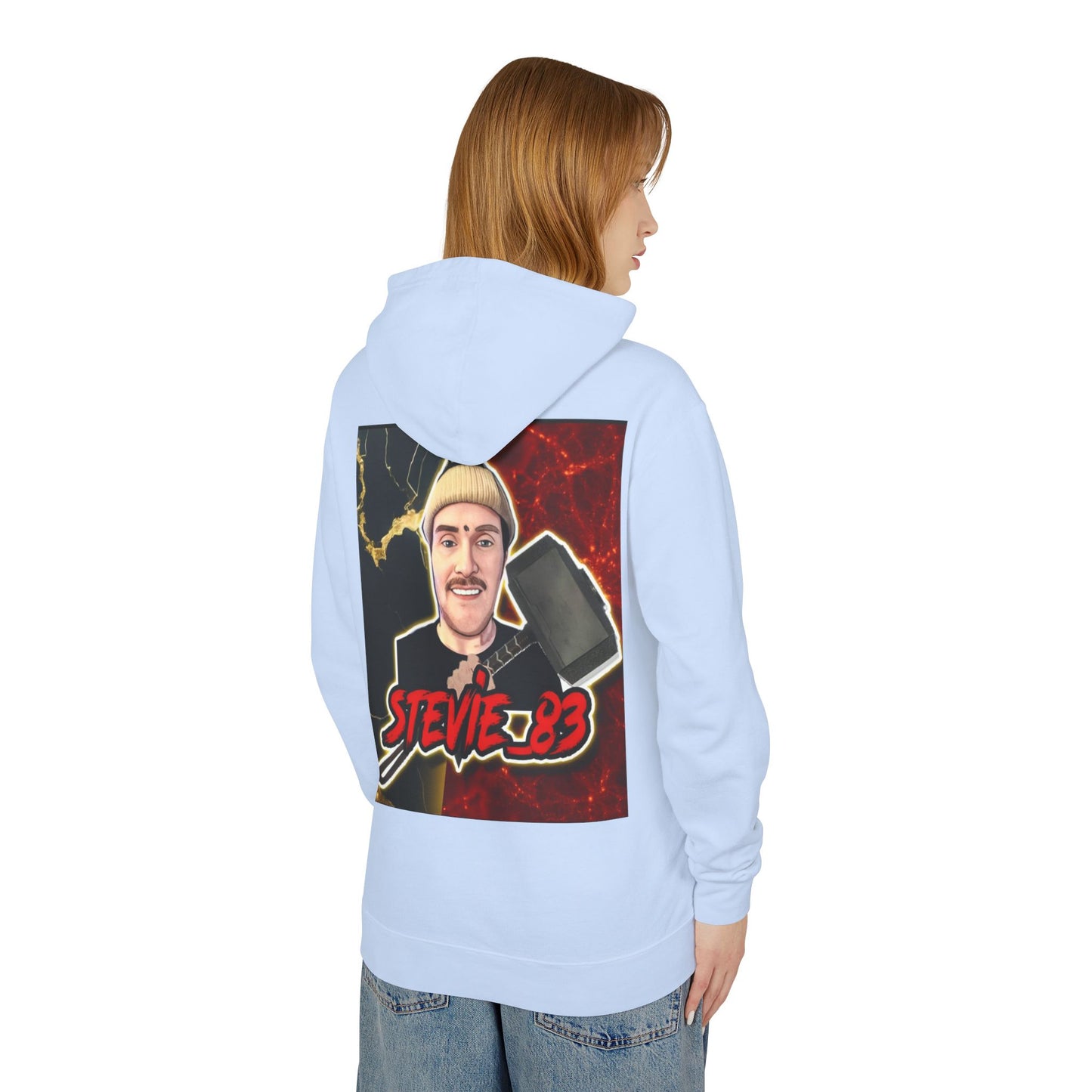 Graphic Hoodie — 'Brain Bloom' Logo Front & Skull Mandala Back