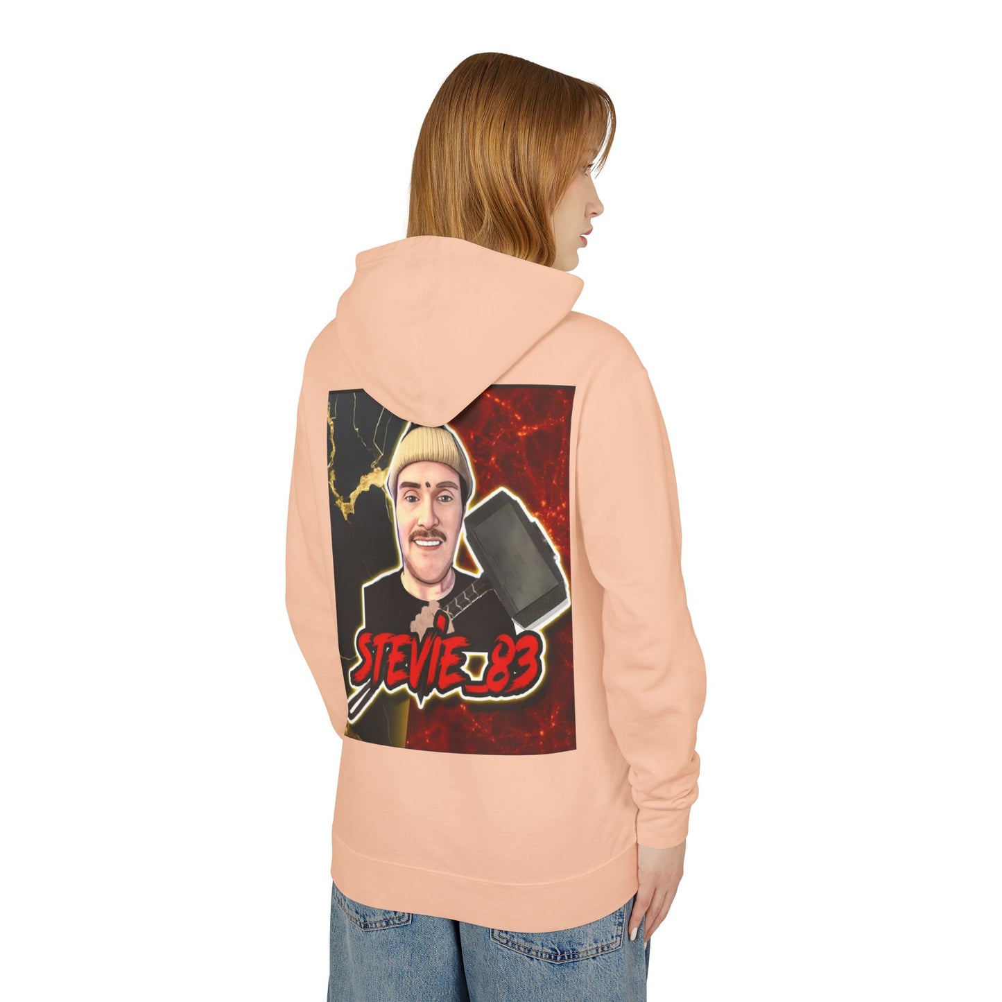 Graphic Hoodie — 'Brain Bloom' Logo Front & Skull Mandala Back