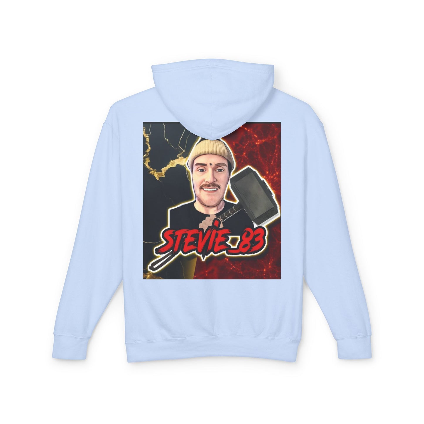 Graphic Hoodie — 'Brain Bloom' Logo Front & Skull Mandala Back