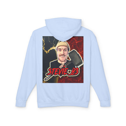 Graphic Hoodie — 'Brain Bloom' Logo Front & Skull Mandala Back